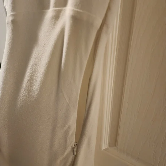 Sunday Best Cream Midi Dress with Button Front - Picture 4 of 5